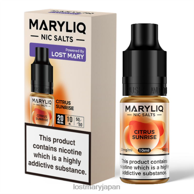LOST MARY New Vape - ロスト メアリー マリリク ニック ソルト - 10ml 柑橘類 H80J0210