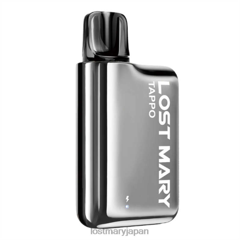 LOST MARY Vape - ロストメアリータッポプレフィルドポッドキット - プレフィルドポッド シルバーステンレス+ストロベリーアイス H80J0174